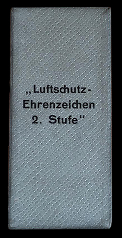 The Air Warden Honour Award - 2nd Class case